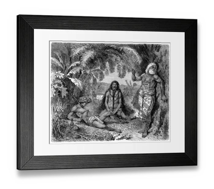 Framed Print : Indian Faqueers (Fakirs) or Penitents