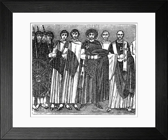Framed Print : Justinian And His Council Framed Print : Justinian And His Council