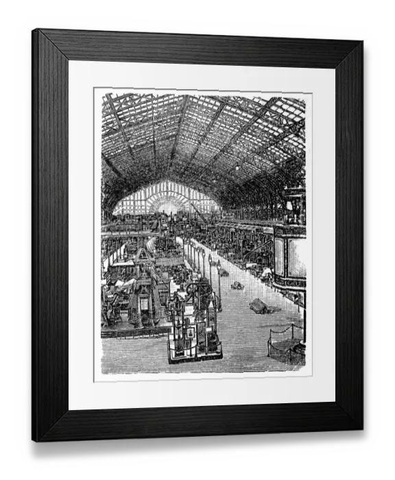 Framed Print : World exhibition in Paris 1889 Framed Print : World exhibition in Paris 1889