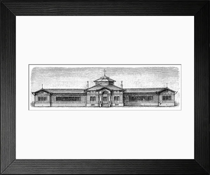 Framed Print : Sol baths in Donaueschingen Framed Print : Sol baths in Donaueschingen