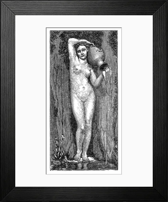 Framed Print : The Spring, Jean Ingres Framed Print : The Spring, Jean Ingres