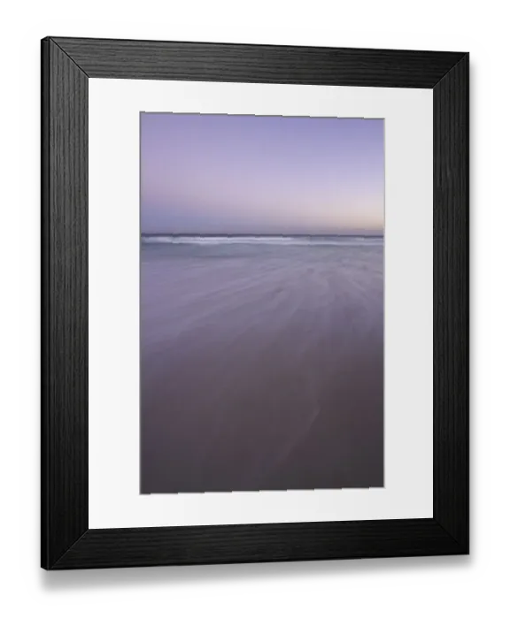 Framed Print : Sea surf in evening, Australia