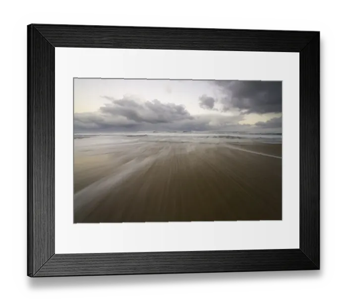 Framed Print : Clouds, surf, beach, Great Otway N. P. Australia Framed Print : Clouds, surf, beach, Great Otway N. P. Australia
