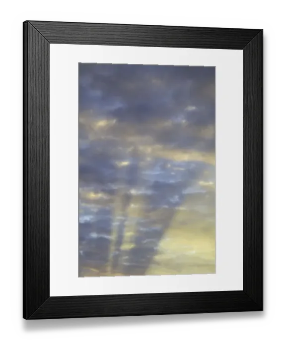 Framed Print : Morning clouds and sun rays, Australia Framed Print : Morning clouds and sun rays, Australia