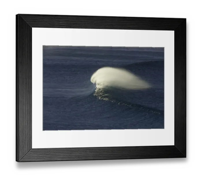 Framed Print : Single wave rushing toward beach, Australia Framed Print : Single wave rushing toward beach, Australia