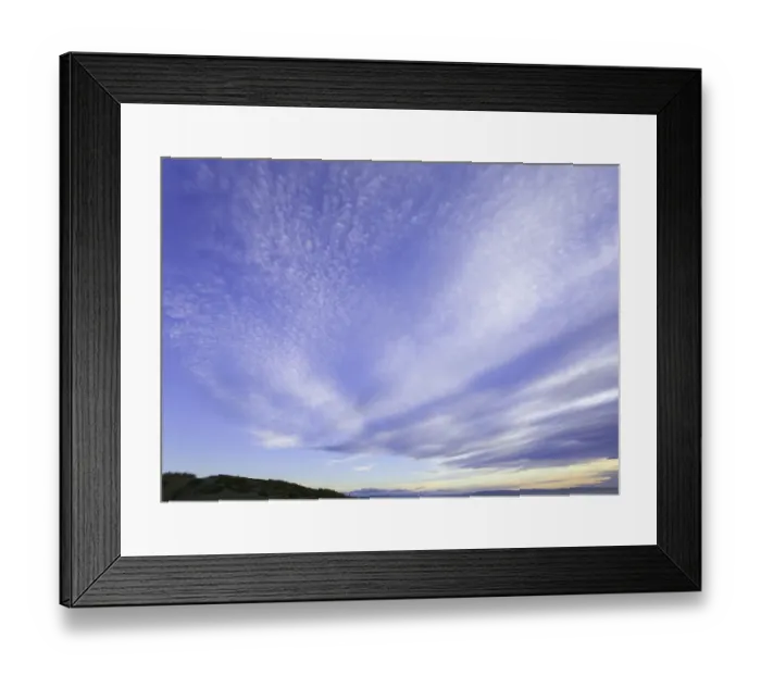 Framed Print : Hill and sky, dawn Framed Print : Hill and sky, dawn