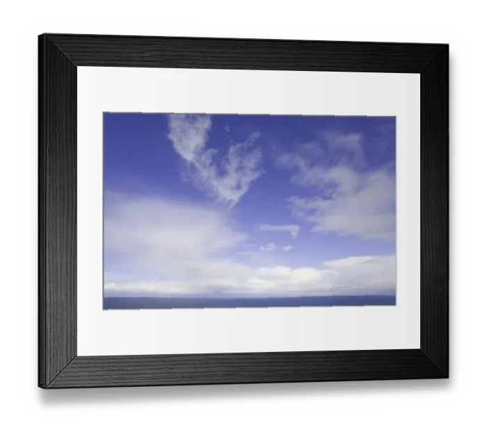 Framed Print : Pacific Ocean and sky Framed Print : Pacific Ocean and sky