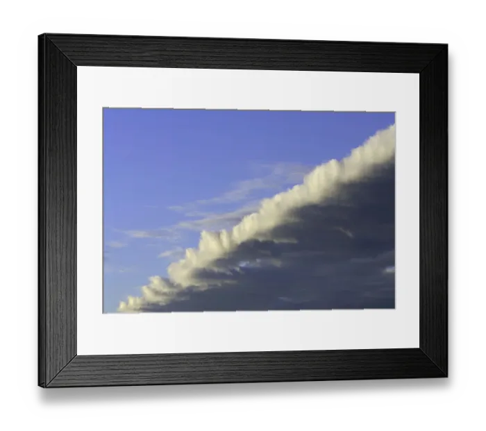Framed Print : Edge of frontal system, low angle view, dusk Framed Print : Edge of frontal system, low angle view, dusk