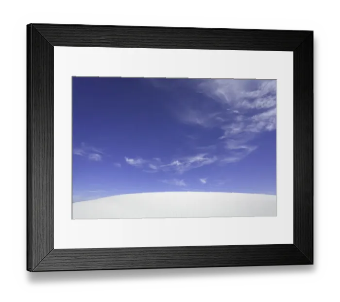 Framed Print : USA, New Mexico, White Sands National Monument, clouds over sand dune Framed Print : USA, New Mexico, White Sands National Monument, clouds over sand dune