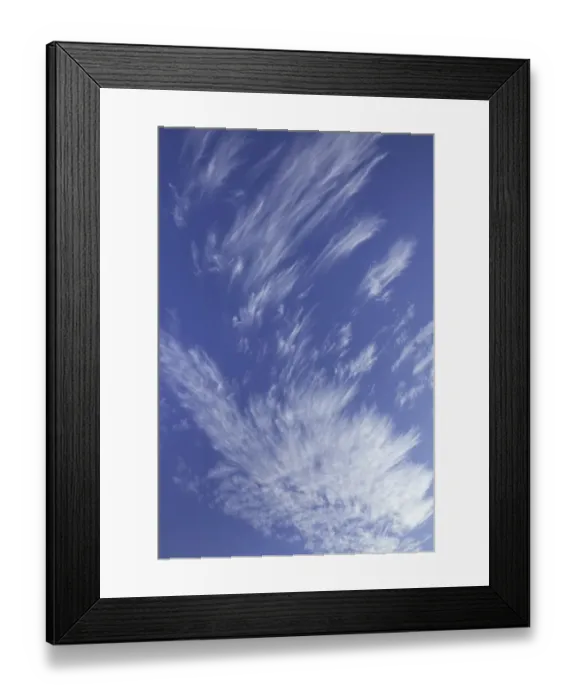 Framed Print : Cirrus clouds, Utah