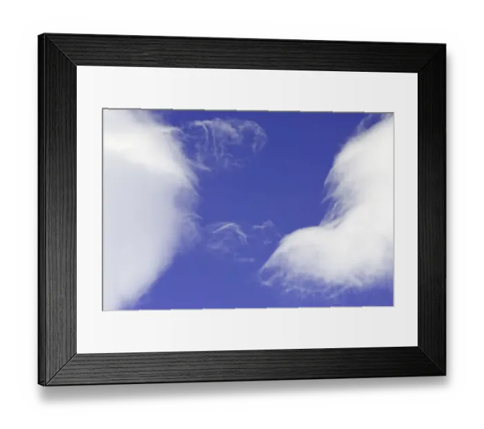 Framed Print : Dramatic clouds in blue sky, South Georgia Island Framed Print : Dramatic clouds in blue sky, South Georgia Island