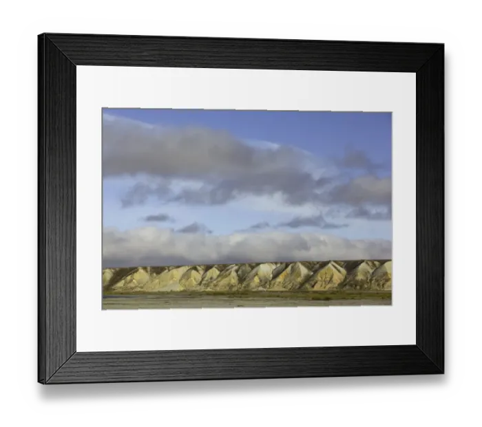 Framed Print : Eroded Franklin Bluffs near Arctic Ocean, Alaska Framed Print : Eroded Franklin Bluffs near Arctic Ocean, Alaska