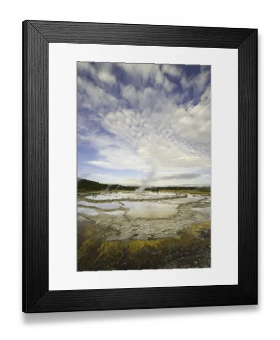 Framed Print : Great Fountain Geyser Framed Print : Great Fountain Geyser
