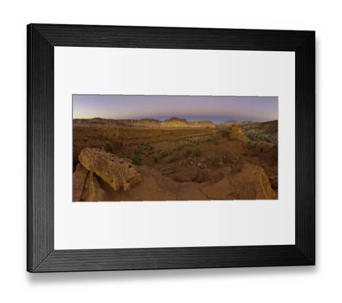 Framed Print : Panorama Point, Capitol Reef National Park
