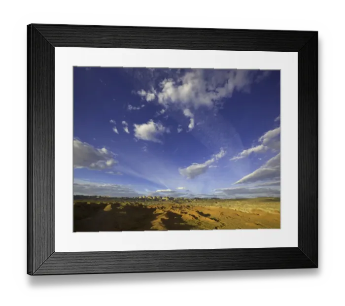 Framed Print : Sandstone buttes, Capitol Reef N. P