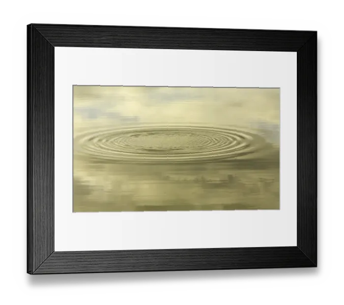 Framed Print : Circular reflections in tundra pond, Alaska Framed Print : Circular reflections in tundra pond, Alaska