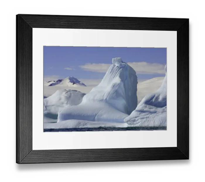 Framed Print : Iceberg, Grandidier Passage, Antarctic Pen