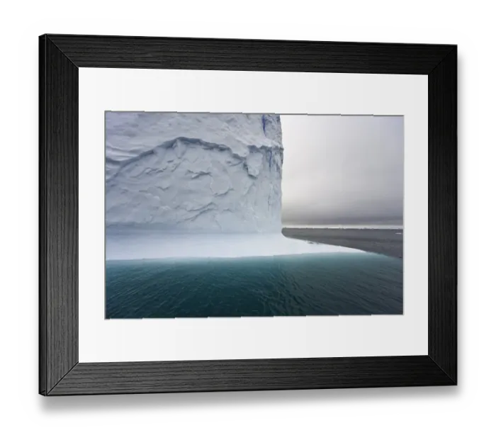Framed Print : Iceberg with steep walls, Antarctic Peninsula