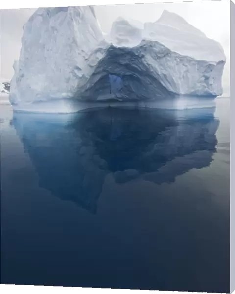 iceberg and reflections, Antarctic Peninsula