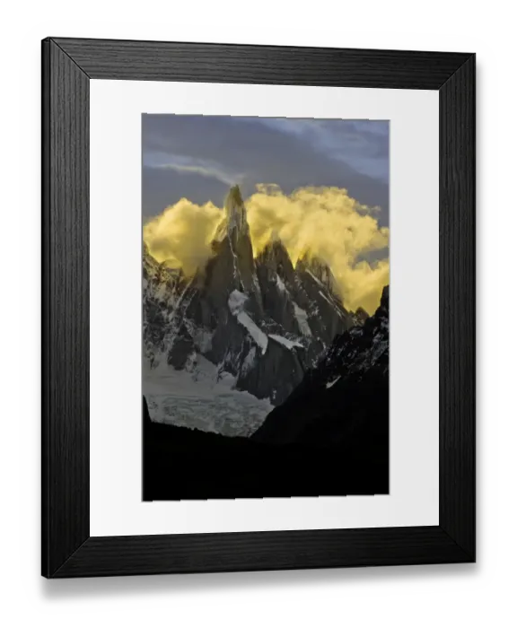Framed Print : Sunset, Cerro Torres, Patagonia, Argentina Framed Print : Sunset, Cerro Torres, Patagonia, Argentina
