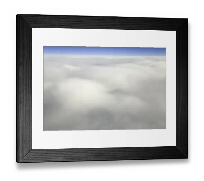 Framed Print : Cumulus clouds, aerial view Framed Print : Cumulus clouds, aerial view