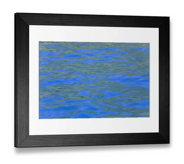 Framed Print : Reflections in sea water, full frame, elevated view Framed Print : Reflections in sea water, full frame, elevated view