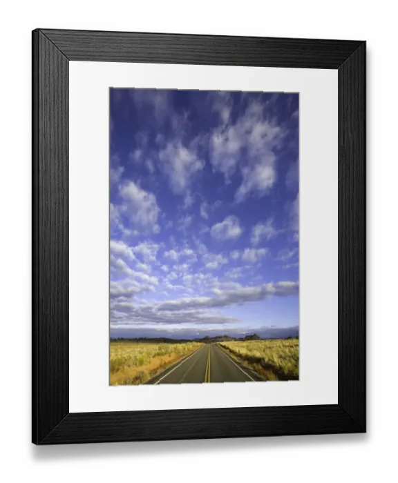 Framed Print : USA, Utah, Canyonlands National Park, cumulus clouds over roadway Framed Print : USA, Utah, Canyonlands National Park, cumulus clouds over roadway
