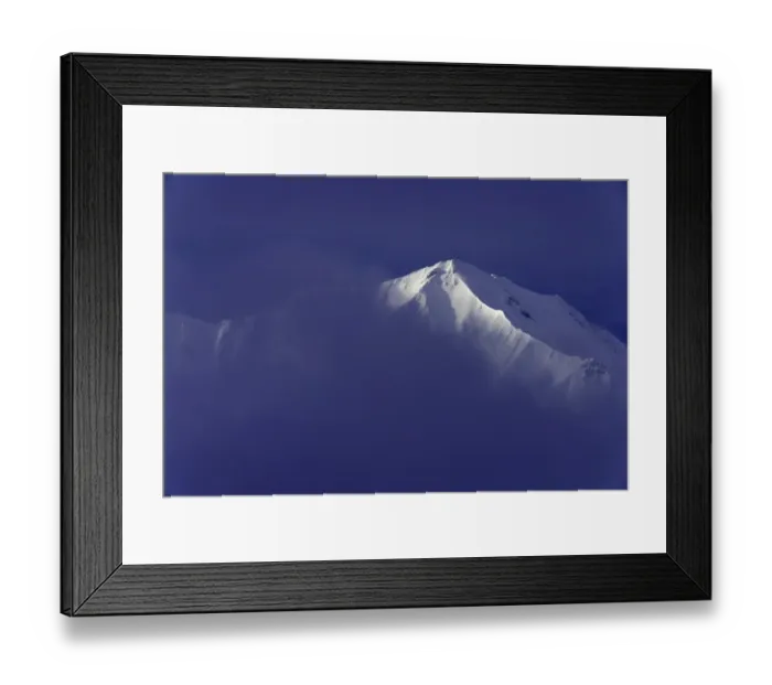 Framed Print : USA, Alaska, Denali National Park, summit of Mt. McKinley in fog, dawn Framed Print : USA, Alaska, Denali National Park, summit of Mt. McKinley in fog, dawn