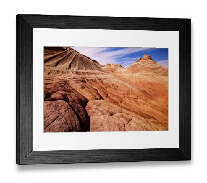 Framed Print : USA, Arizona, Colorado Plateau, Sandstone buutes, folded rock, petrified sand dunes Framed Print : USA, Arizona, Colorado Plateau, Sandstone buutes, folded rock, petrified sand dunes
