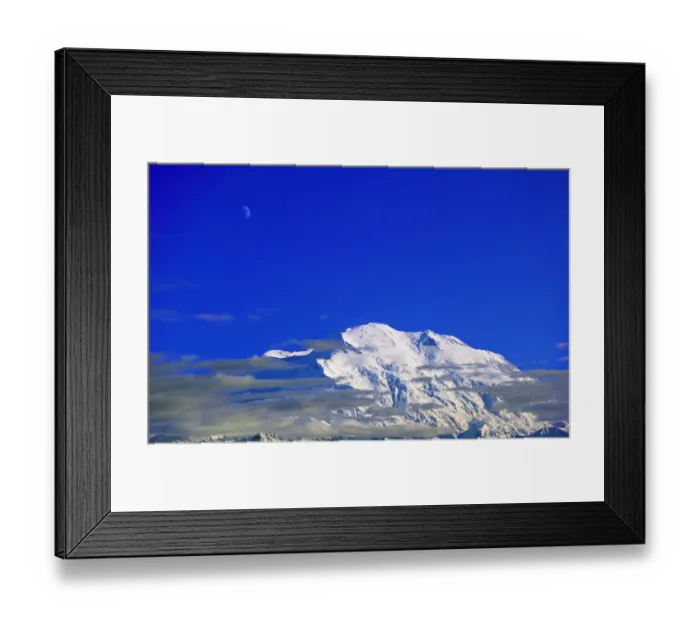 Framed Print : USA, Alaska, Denali National Park, north face of Mount McKinley Framed Print : USA, Alaska, Denali National Park, north face of Mount McKinley