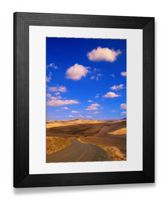 Framed Print : north of the Clearwater and Snake Rivers. The region is well known for its fertile land
