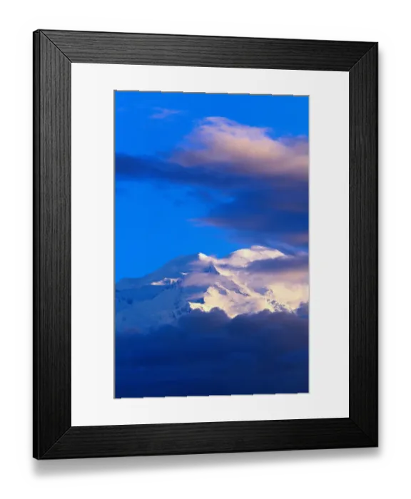 Framed Print : Denali National Park. Mount McKinley National Park was incorporated into Denali National Park