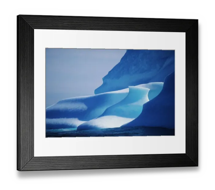 Framed Print : Iceberg is floating south in Labrador current in Northern Labrador