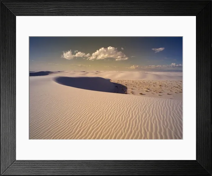Framed Print : USA, New Mexico, White Sands National Monument, sand dunes Framed Print : USA, New Mexico, White Sands National Monument, sand dunes
