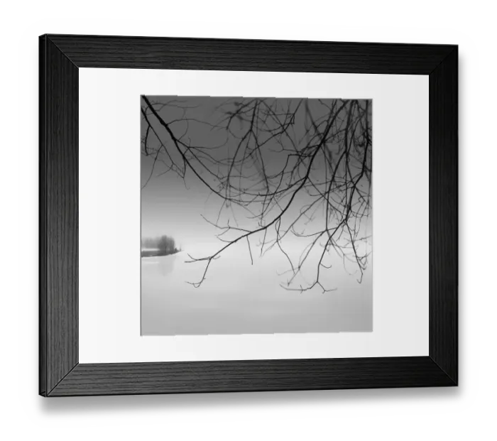 Framed Print : Winter haze morning Framed Print : Winter haze morning