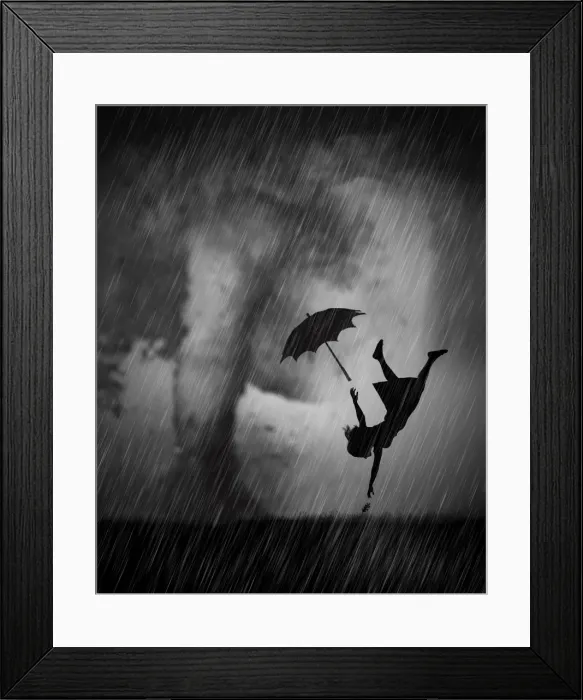 Framed Print : Tornado danger Framed Print : Tornado danger