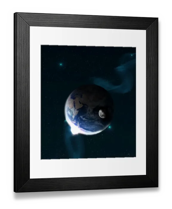 Framed Print : Planet Earth Framed Print : Planet Earth