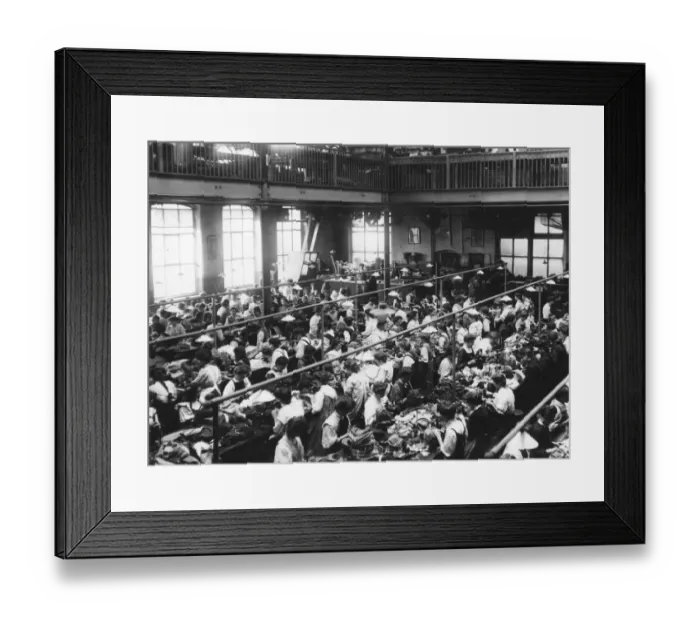 Framed Print : Hatting Factory Framed Print : Hatting Factory