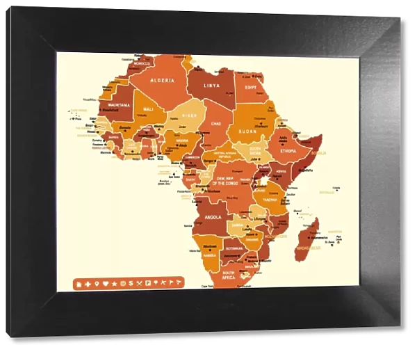 Africa Infographic map