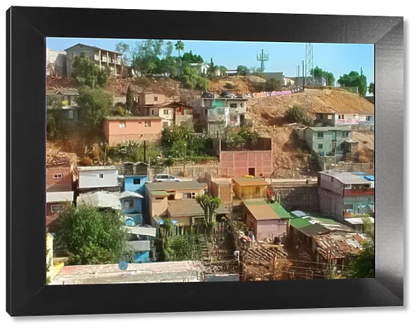 Favela Style Housing in Tijuana, Mexico