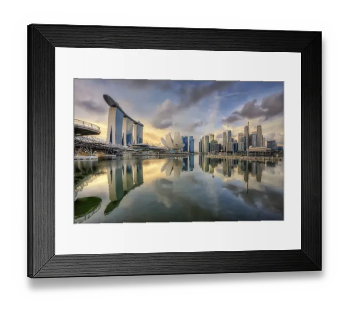 Framed Print : Singapore. MarinaBay Framed Print : Singapore. MarinaBay