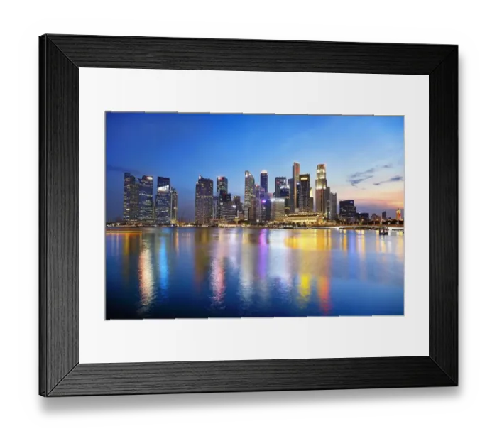 Framed Print : Singapore Marina bay Sands Cityscape Framed Print : Singapore Marina bay Sands Cityscape