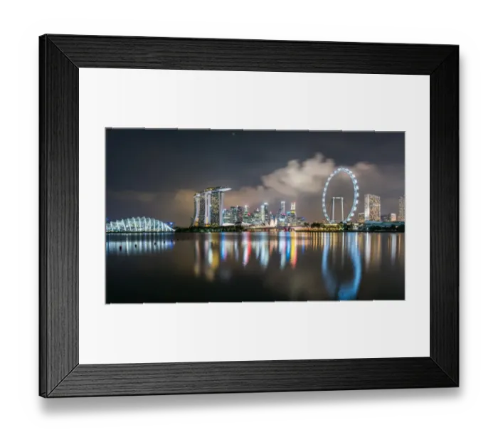 Framed Print : Singapore Cityscape Framed Print : Singapore Cityscape