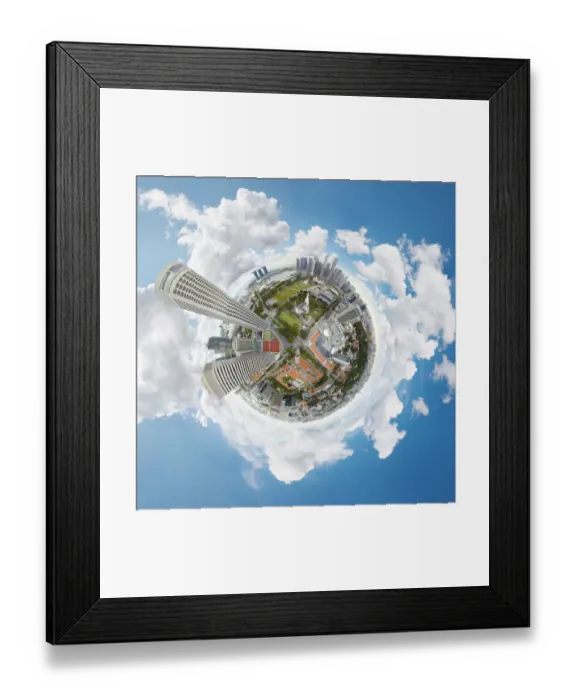 Framed Print : 360A Aerial View of the Swissotel - Singapore Framed Print : 360A Aerial View of the Swissotel - Singapore