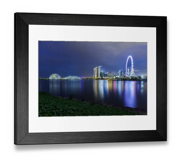 Framed Print : Cityscape of Singapore City Framed Print : Cityscape of Singapore City