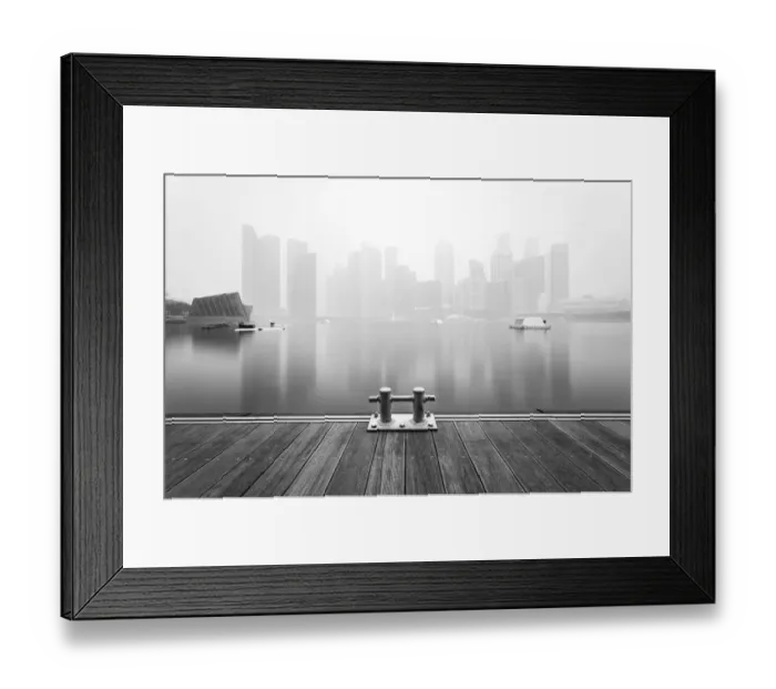 Framed Print : Blurred Skyline Framed Print : Blurred Skyline