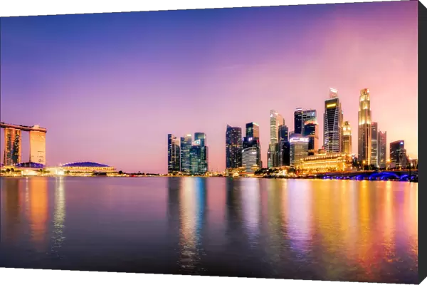 Amethyst Sunset at Marina Bay, Singapore