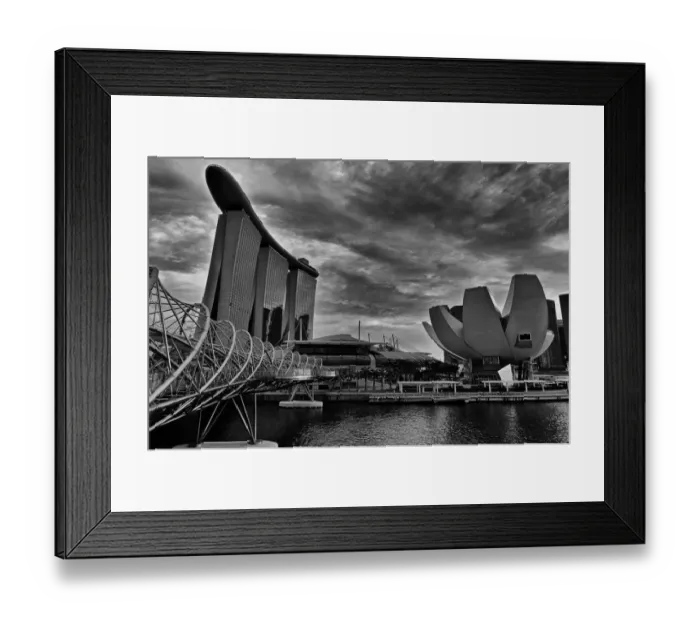 Framed Print : Marina Bay