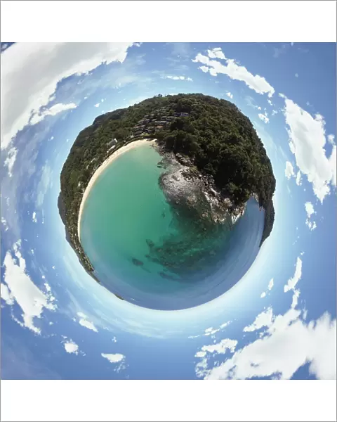 360A Little Planet above Crystal Clear Water in Karon, Thailand
