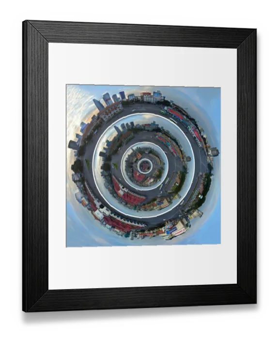 Framed Print : Creative Picture of Saigon, Vietnam Framed Print : Creative Picture of Saigon, Vietnam